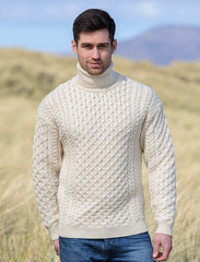 Cable Knit Turtleneck Sweater